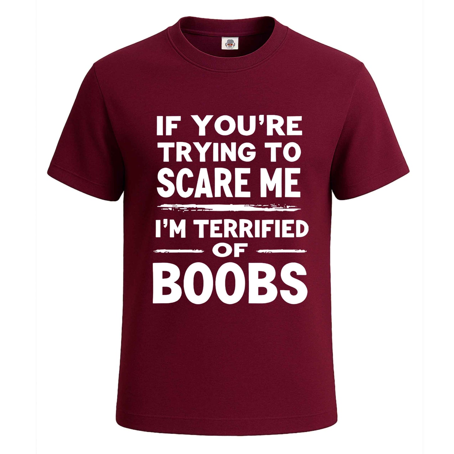 IF YOU'RE TRYING | T-Shirt For Men's Maroon IF YOU'RE TRYING | T-Shirt For Men's