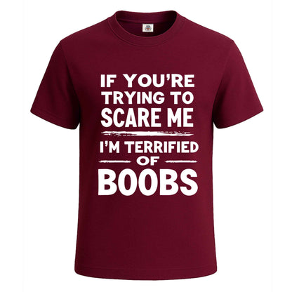 IF YOU'RE TRYING | T-Shirt For Men's Maroon IF YOU'RE TRYING | T-Shirt For Men's