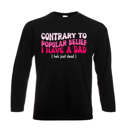 Contary To Poplar Belief | Men's Long Sleeve Contary To Poplar Belief | Men's Long Sleeve
