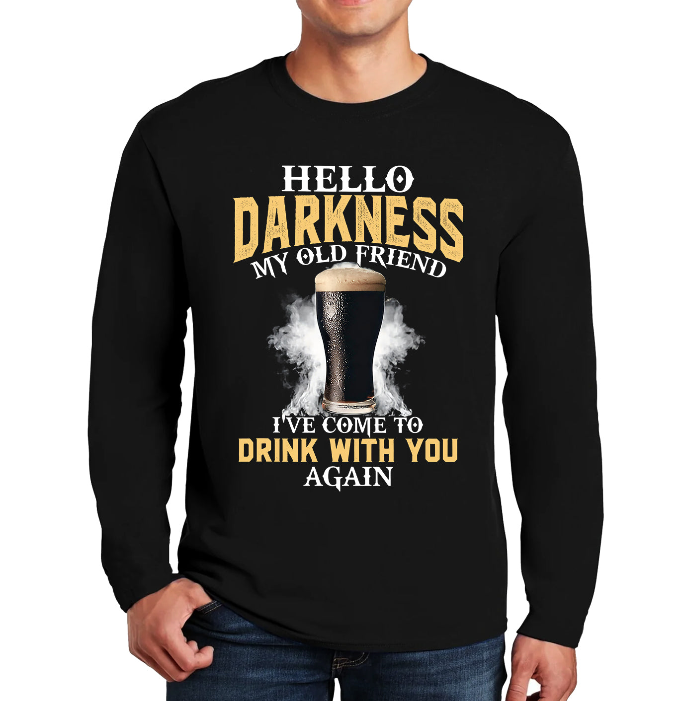 Hello Darkness My | Men's Long Sleeve