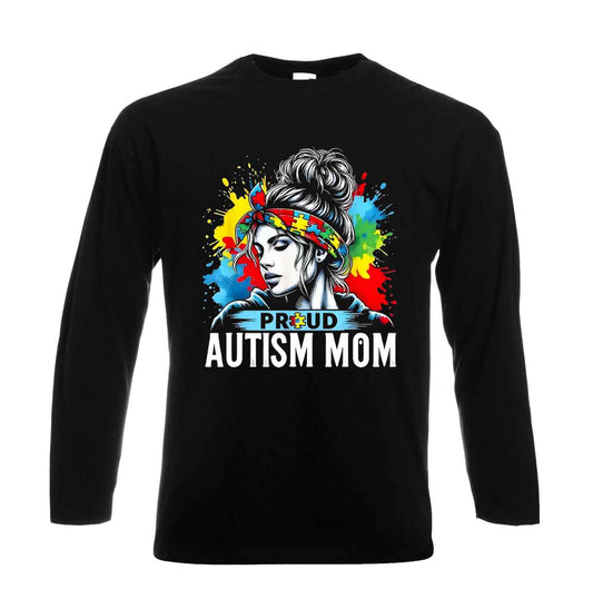 Proud Autism Mom | Men's Long Sleeve