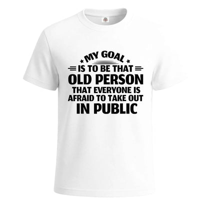 My Goal is To Be That | T-Shirt For Men's WHITE T-SHIRT My Goal is To Be That | T-Shirt For Men's