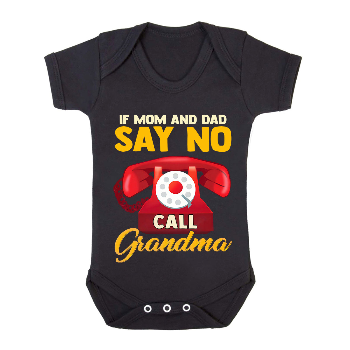 If Mom and Dad | BABY GROW BLACK BABY GROW If Mom and Dad | BABY GROW