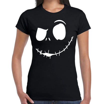Jack Stitched Up Face | LADIES T-SHIRT