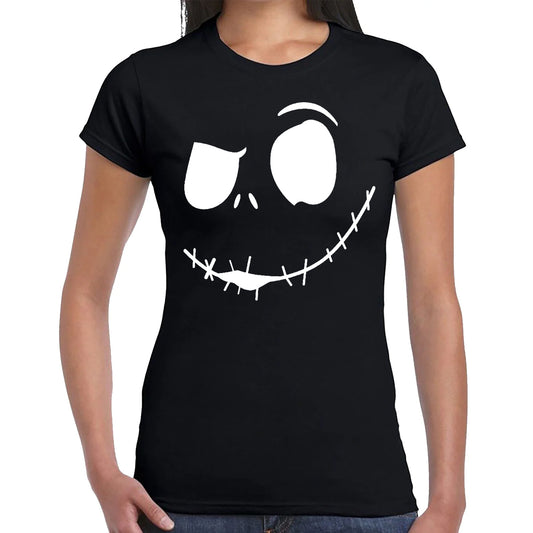 Jack Stitched Up Face | LADIES T-SHIRT