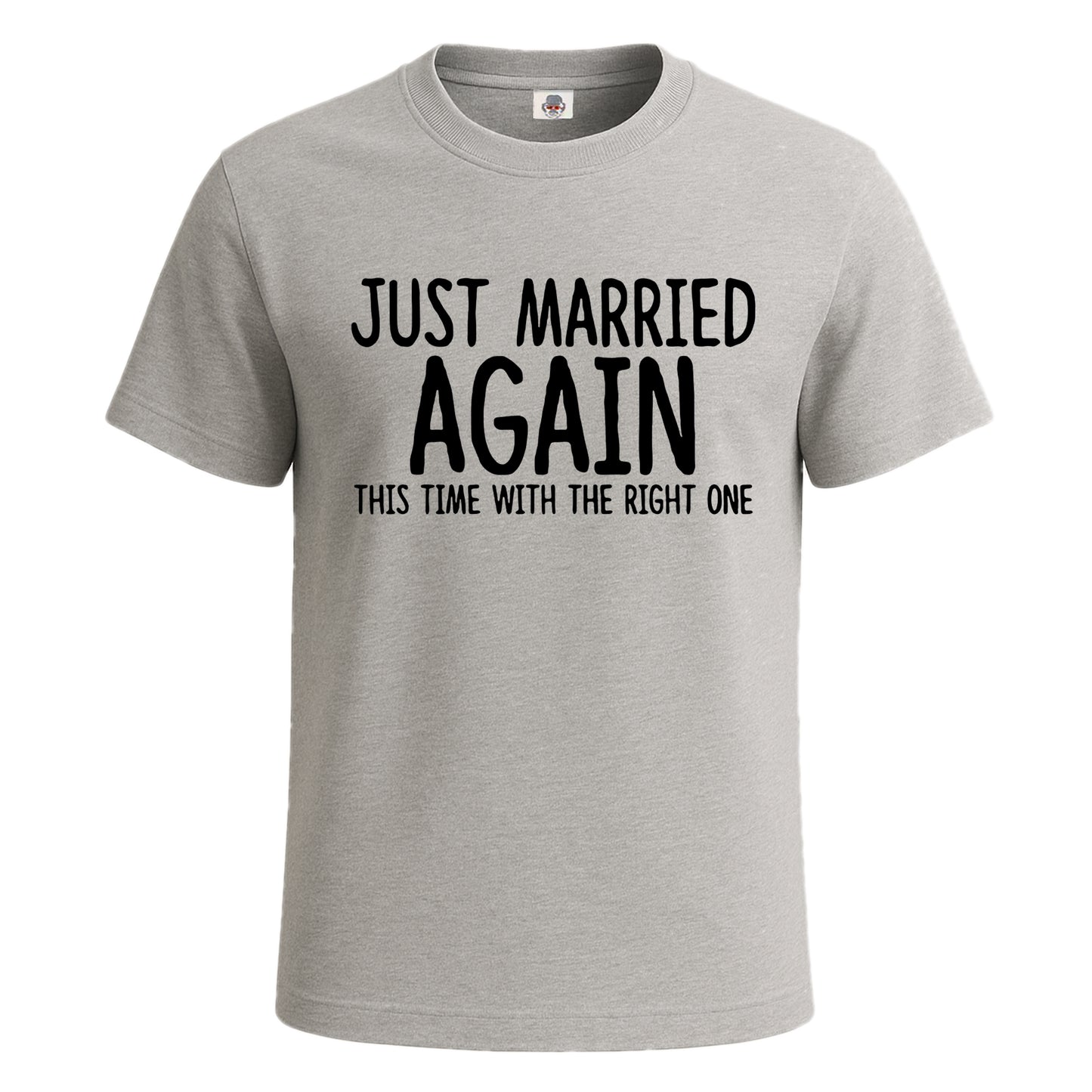 Just Married Again | T-Shirt For Men's SPORT GREY T-SHIRT Just Married Again | T-Shirt For Men's