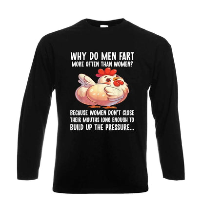 Why Do Men Fart More | Men's Long Sleeve