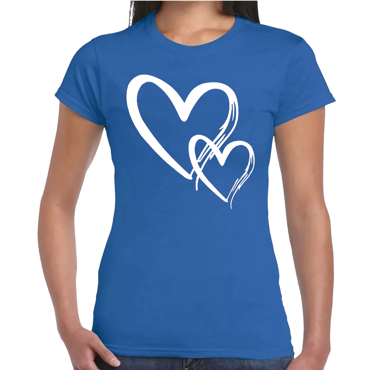 Double Heart Love | LADIES T-SHIRT