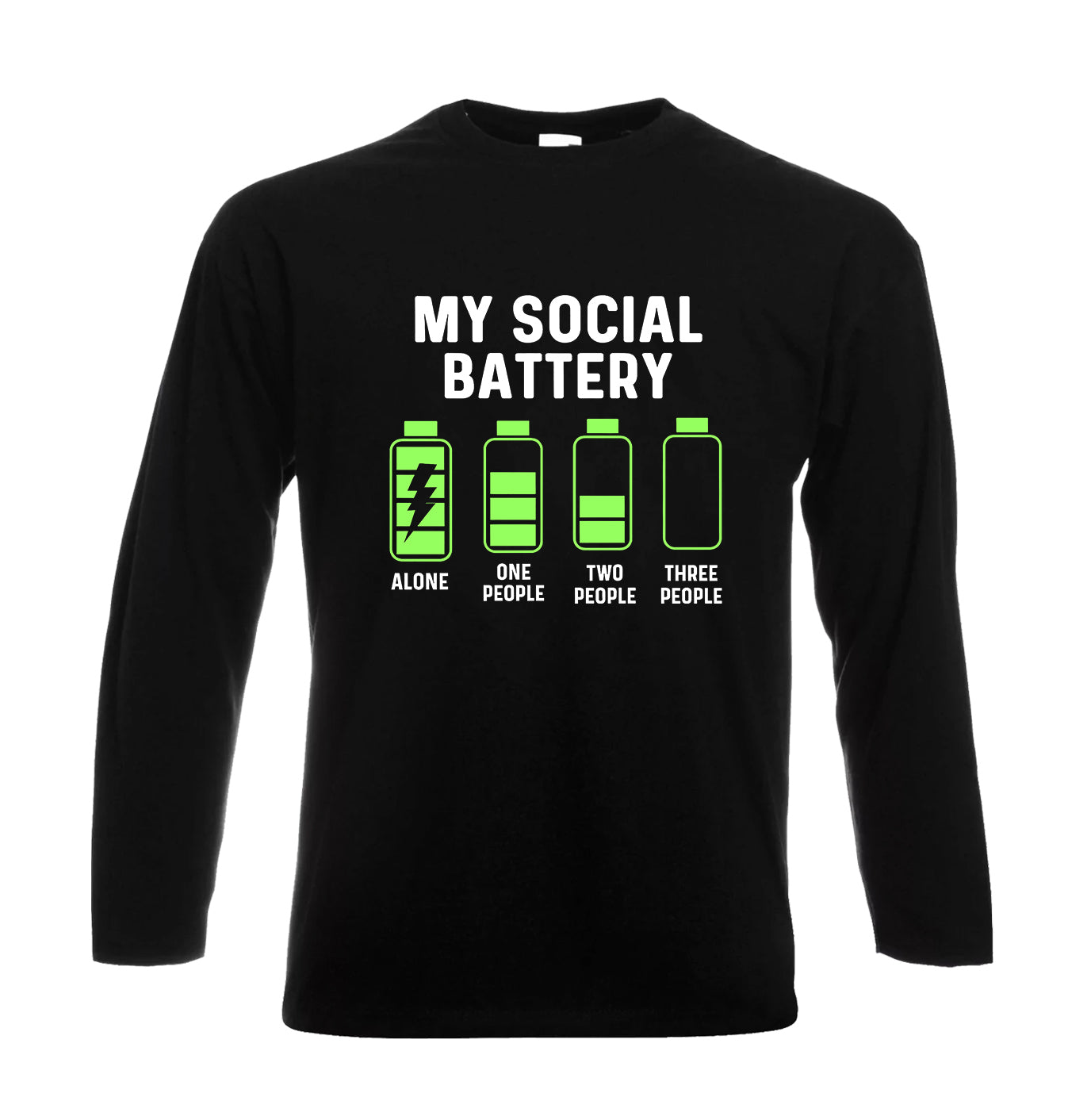 My Social Battery Alone | Men's Long Sleeve My Social Battery Alone | Men's Long Sleeve
