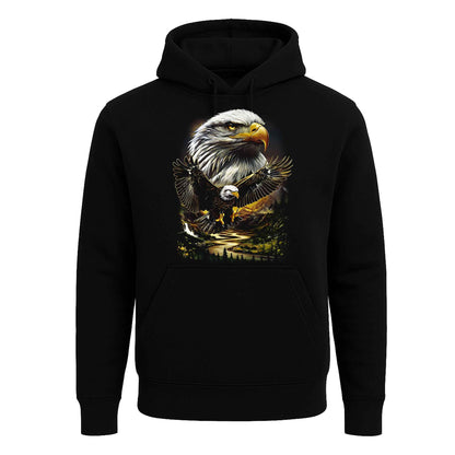 Eagle Bird Mountain Halftone | Hoody For Men's
