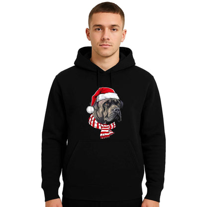 Xmas Bulldog Santa | Hoody For Men's