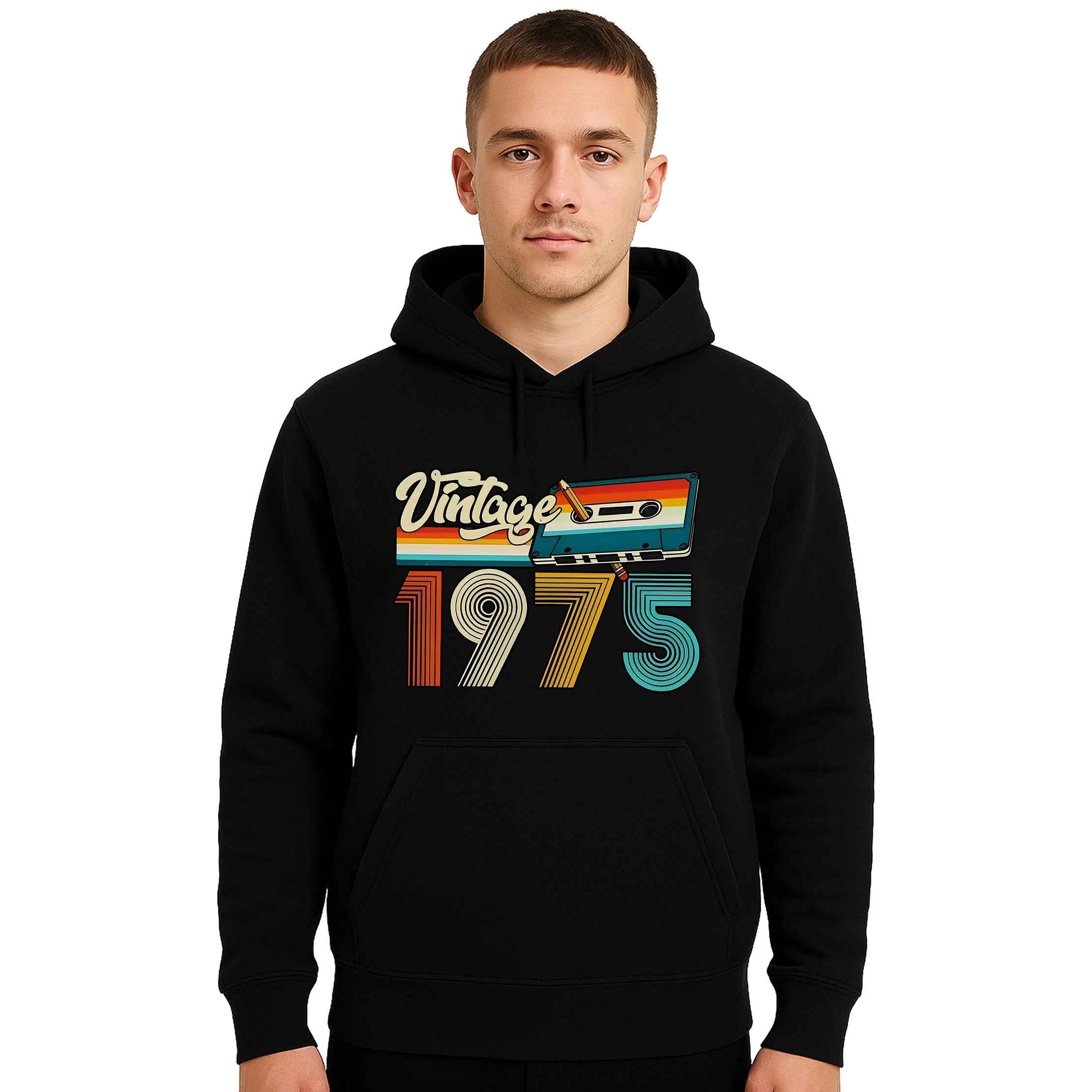 Retro Vintage 1975 | Hoody For Men's Retro Vintage 1975 | Hoody For Men's