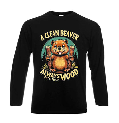 A Clean Beaver Always | Men's Long Sleeve