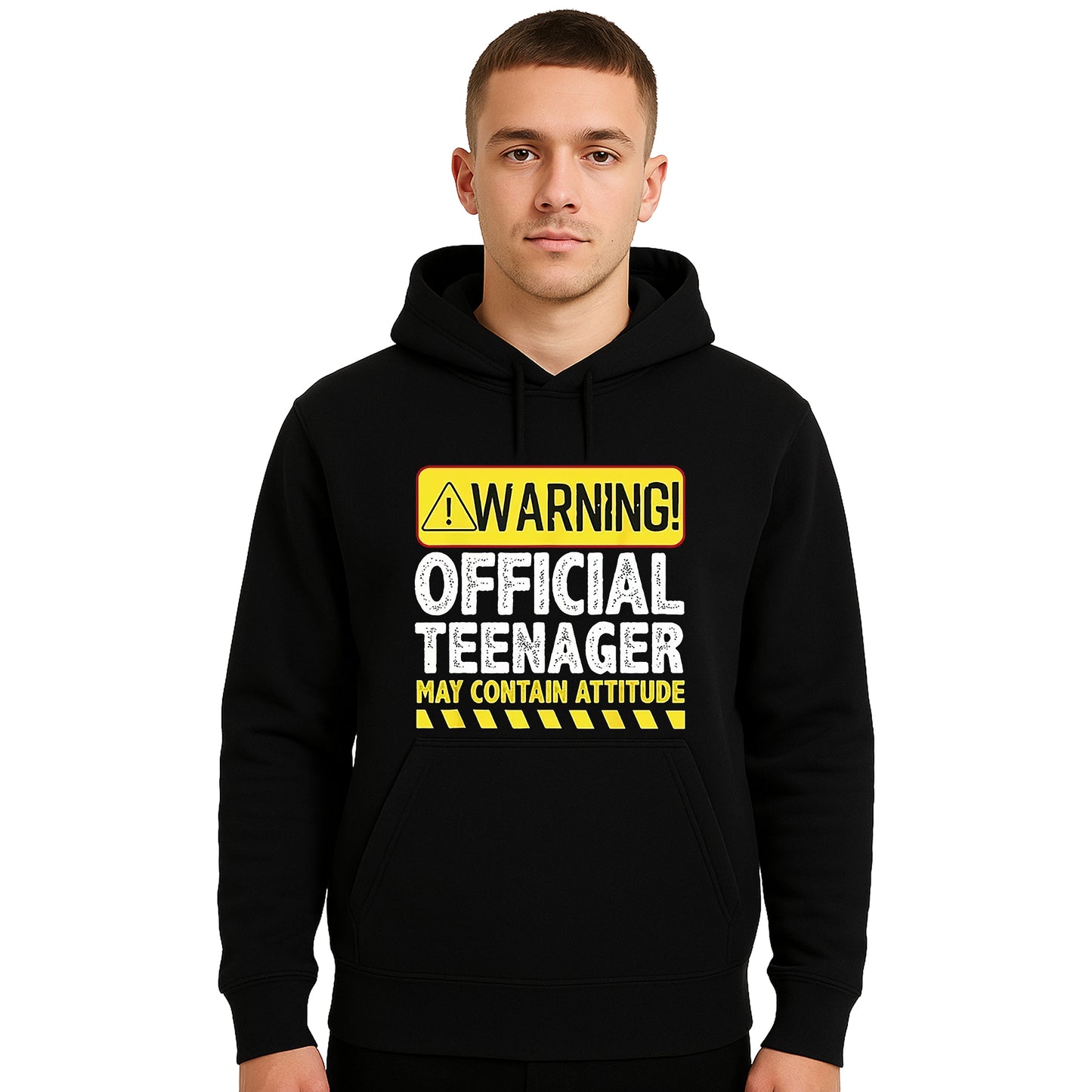 Warning Official Teenager | Hoody For Men's