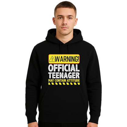 Warning Official Teenager | Hoody For Men's