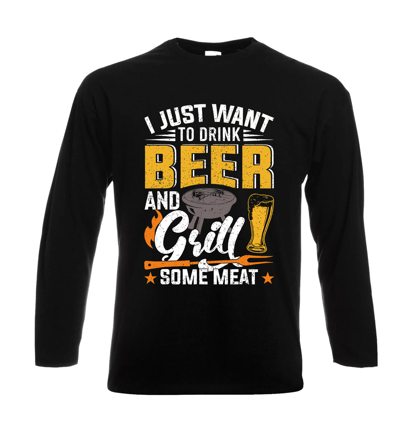 I Just Want To Drink Beer | Men's Long Sleeve I Just Want To Drink Beer | Men's Long Sleeve