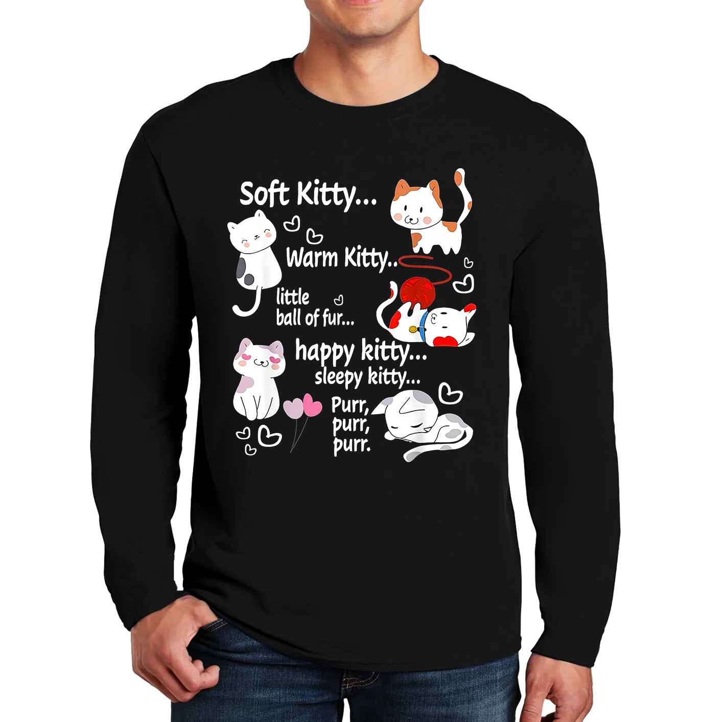 Soft Kitty warn Kitty | Men's Long Sleeve