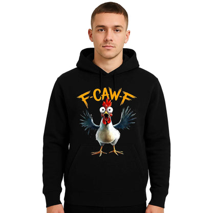 F Caw F White Cock | Hoody For Men's