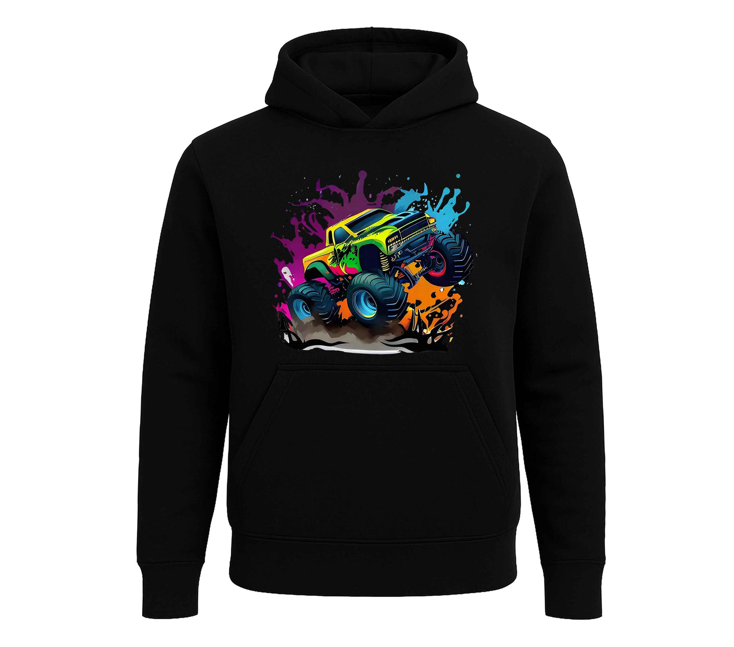 Monster Truck Birthday | Hoody For Kid's Monster Truck Birthday | Hoody For Kid's