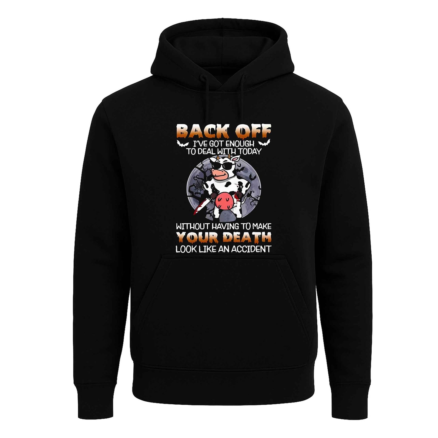 Back Off Funny Angry | Hoody For Men's