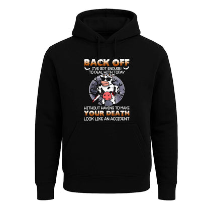 Back Off Funny Angry | Hoody For Men's