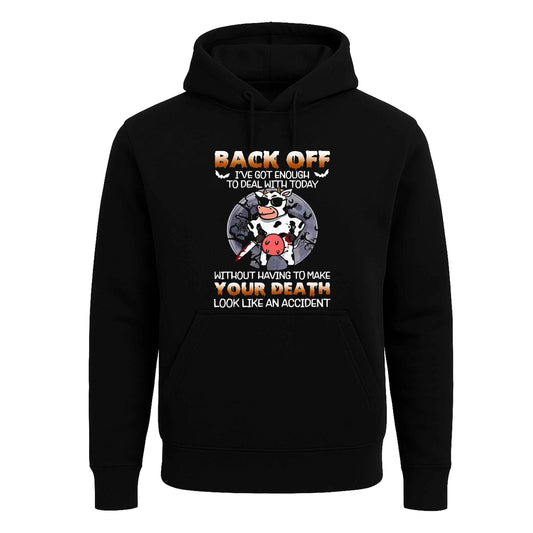 Back Off Funny Angry | Hoody For Men's
