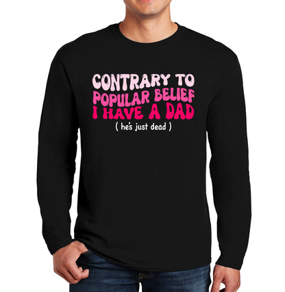 Contary To Poplar Belief | Men's Long Sleeve Contary To Poplar Belief | Men's Long Sleeve