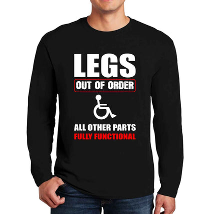 Legs Out Of Order | Men's Long Sleeve Legs Out Of Order | Men's Long Sleeve