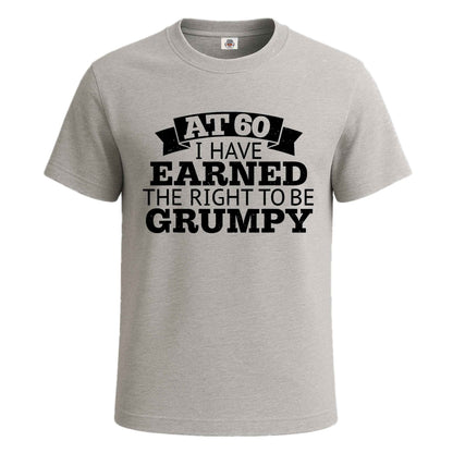 60Th Birthday T 60 | T-Shirt For Men's SPORT GREY T-SHIRT 60Th Birthday T 60 | T-Shirt For Men's