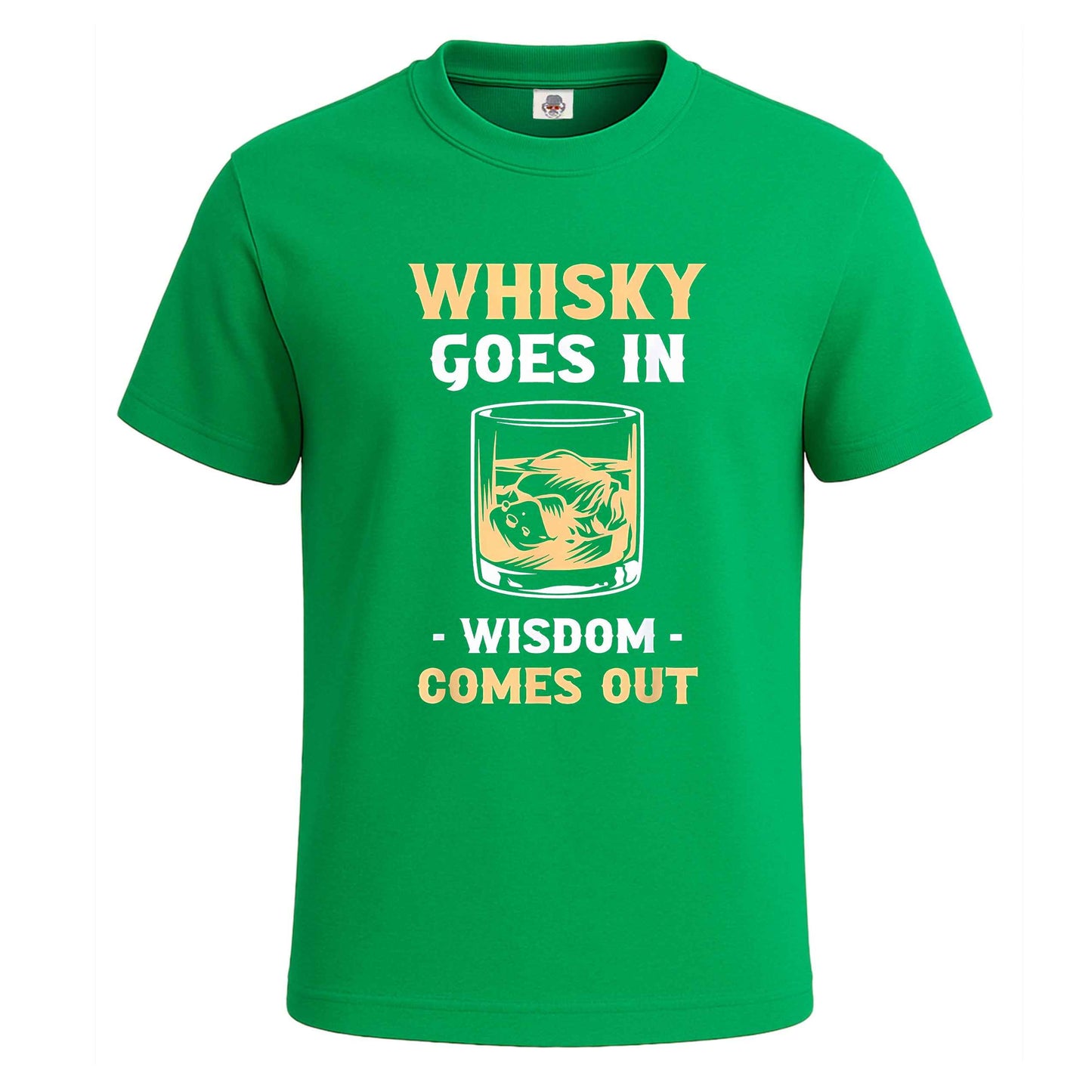 Whiskey Goes In |T-Shirt For Men's