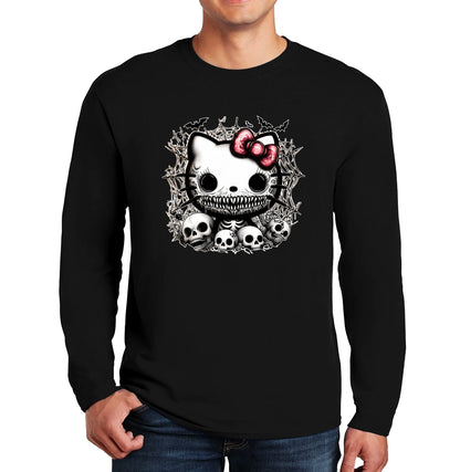 Gothic Doll Skull Themed | Men's Long Sleeve Gothic Doll Skull Themed | Men's Long Sleeve