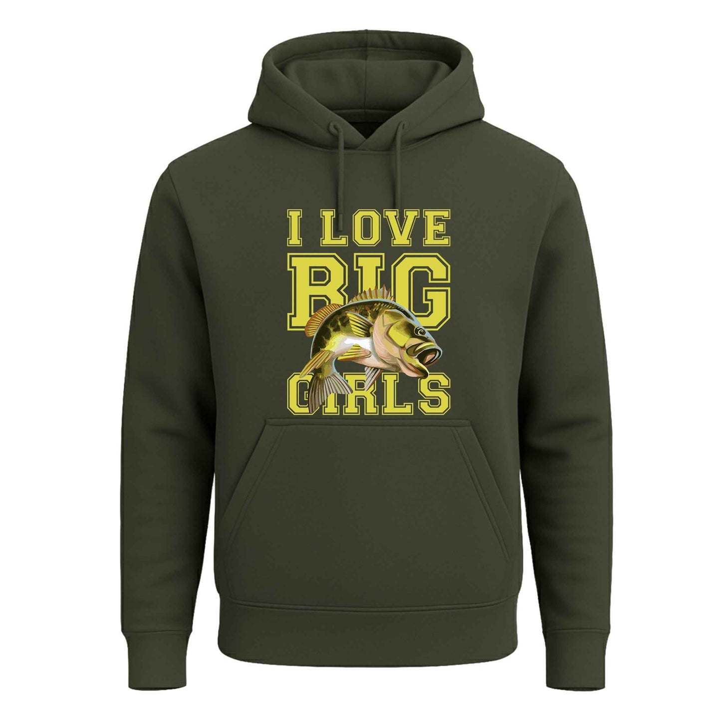 I LOVE BIG GIRLS  Hoody For Men's
