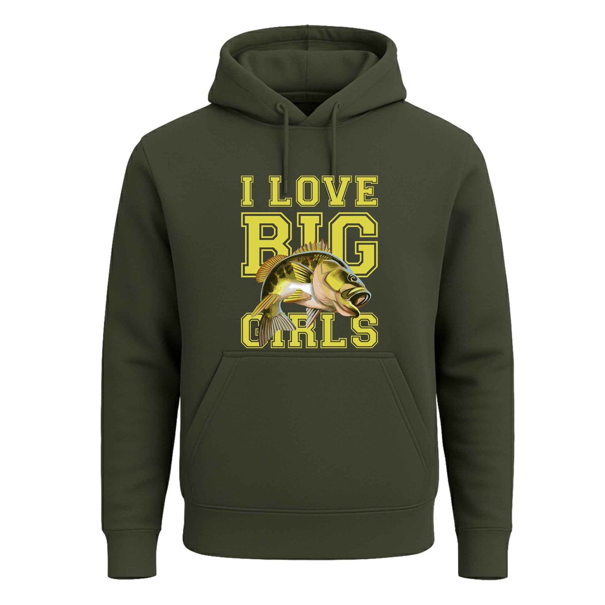 I LOVE BIG GIRLS  Hoody For Men's