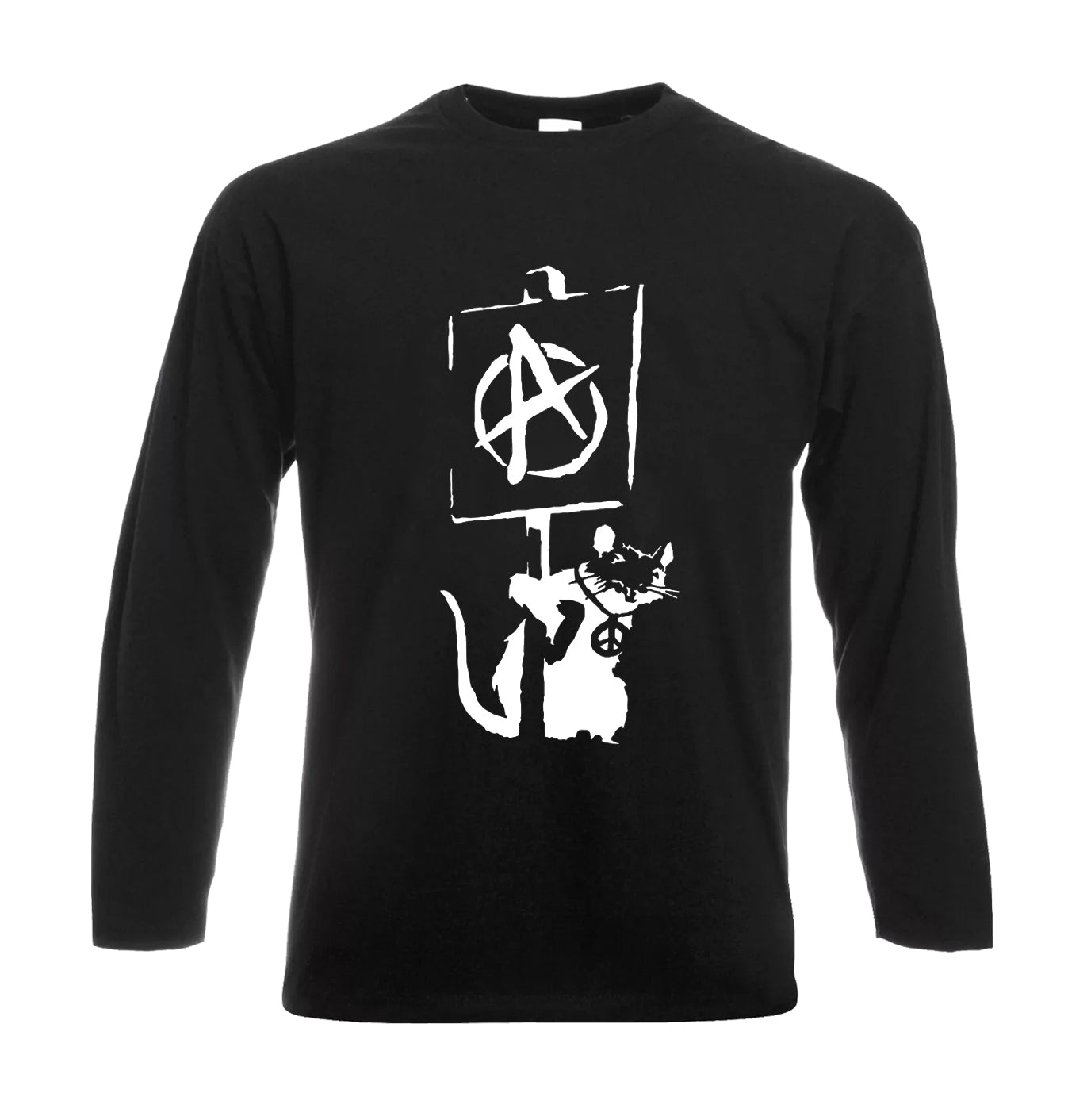 Banksy Anarchy Rat | Men's Long Sleeve