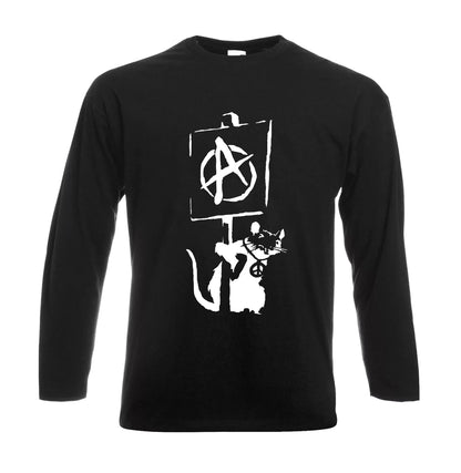 Banksy Anarchy Rat | Men's Long Sleeve