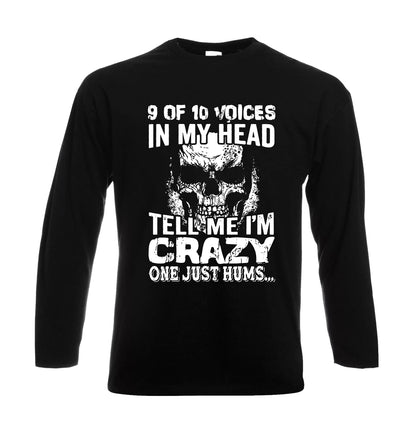 9 Of 10 Voice In My Head | Men's Long Sleeve 9 Of 10 Voice In My Head | Men's Long Sleeve