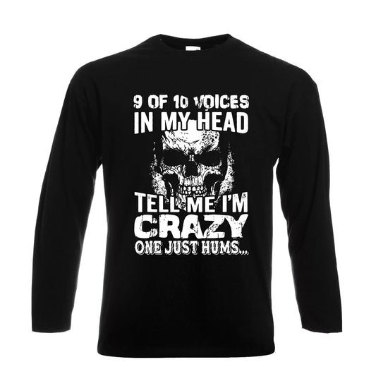 9 Of 10 Voice In My Head | Men's Long Sleeve