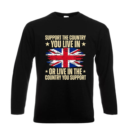 Support The Country You | Men's Long Sleeve Support The Country You | Men's Long Sleeve