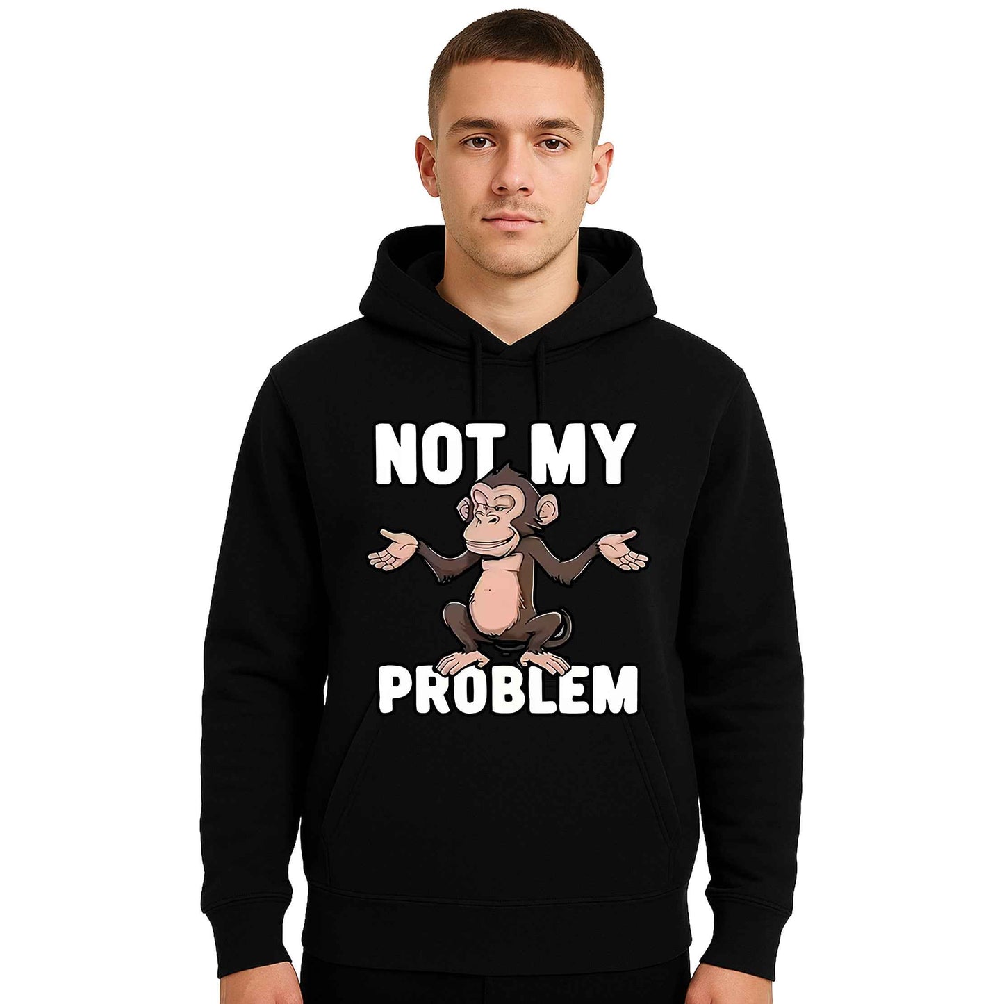 Not My Problem Monkey | Hoody For Men's