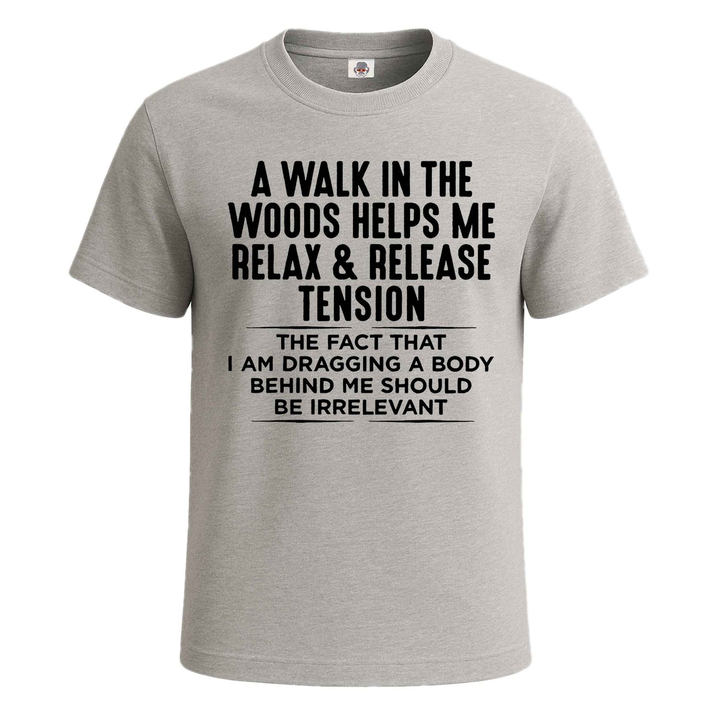 A Walk In The Woods | T-Shirt For Men's SPORT GREY T-SHIRT A Walk In The Woods | T-Shirt For Men's