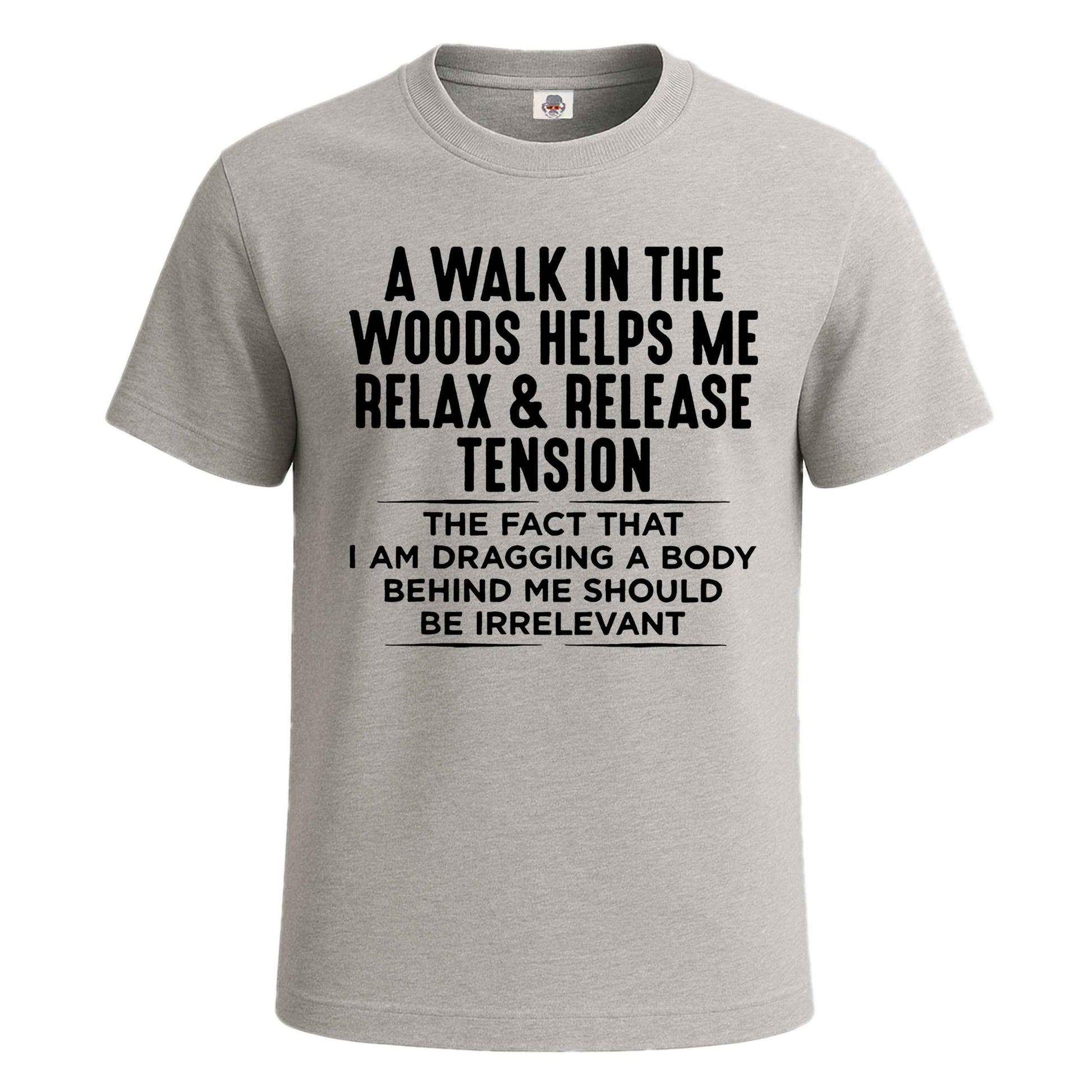 A Walk In The Woods | T-Shirt For Men's SPORT GREY T-SHIRT A Walk In The Woods | T-Shirt For Men's