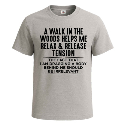 A Walk In The Woods | T-Shirt For Men's SPORT GREY T-SHIRT A Walk In The Woods | T-Shirt For Men's
