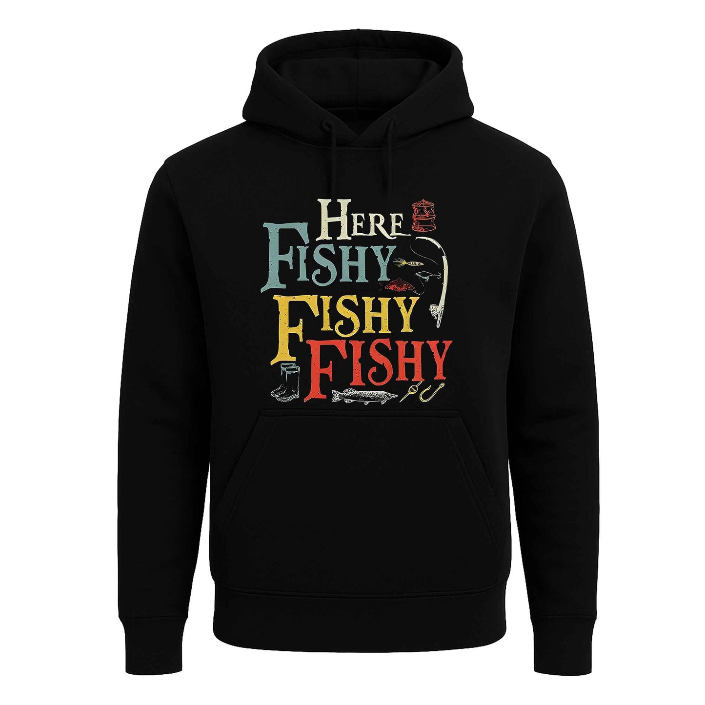 Here Fishy Fishy | Hoody For Men's Here Fishy Fishy | Hoody For Men's