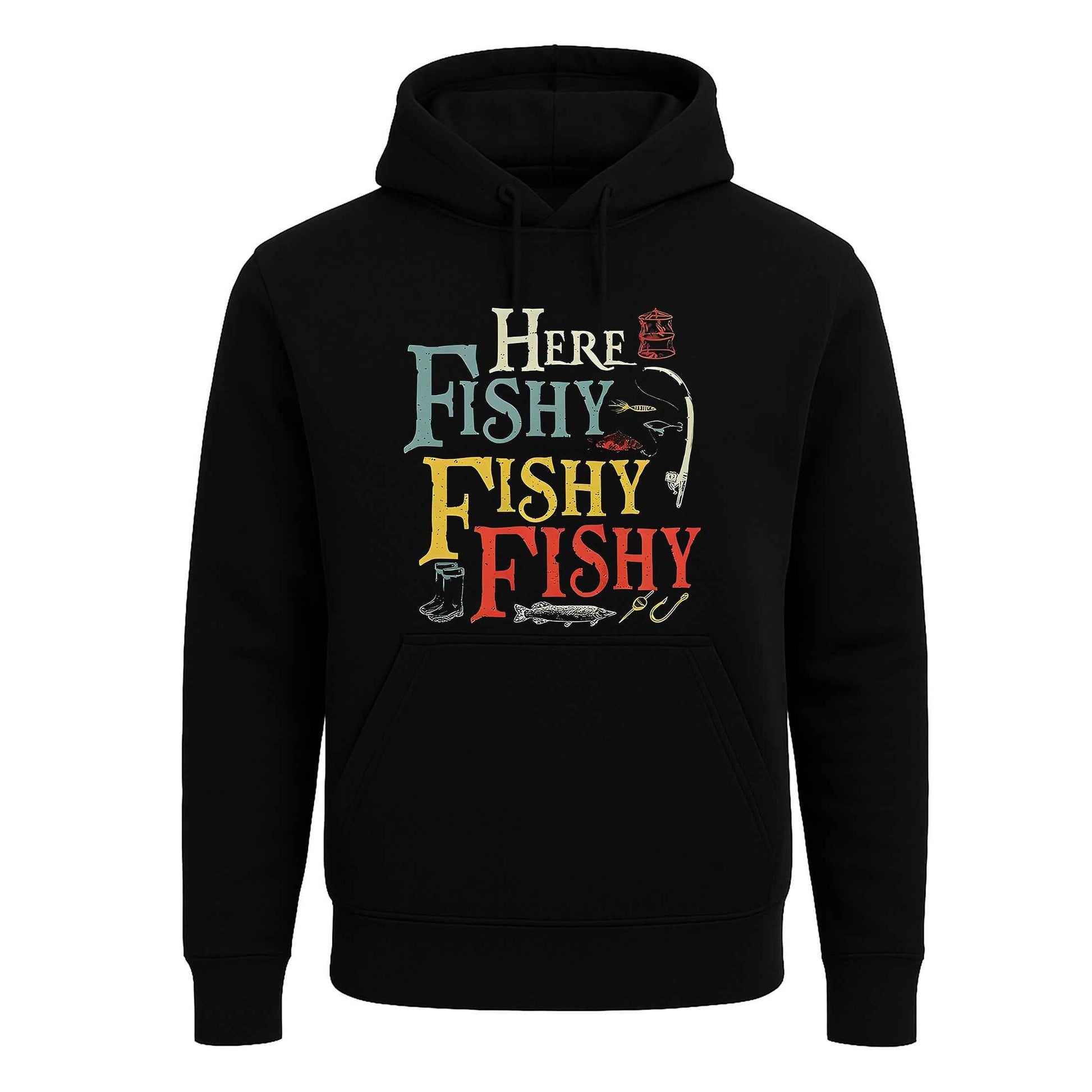 Here Fishy Fishy | Hoody For Men's Here Fishy Fishy | Hoody For Men's