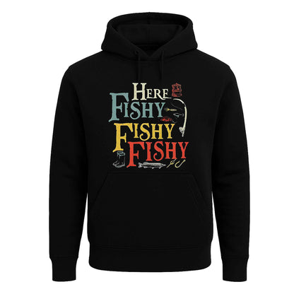 Here Fishy Fishy | Hoody For Men's Here Fishy Fishy | Hoody For Men's