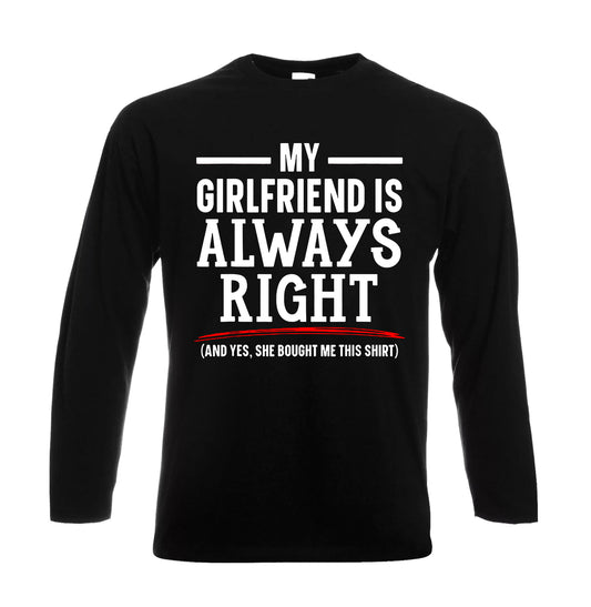 My Girlfriend is Always | Men's Long Sleeve