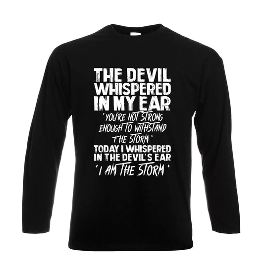 The Devil Whispered In | Men's Long Sleeve