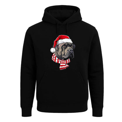 Xmas Bulldog Santa | Hoody For Men's