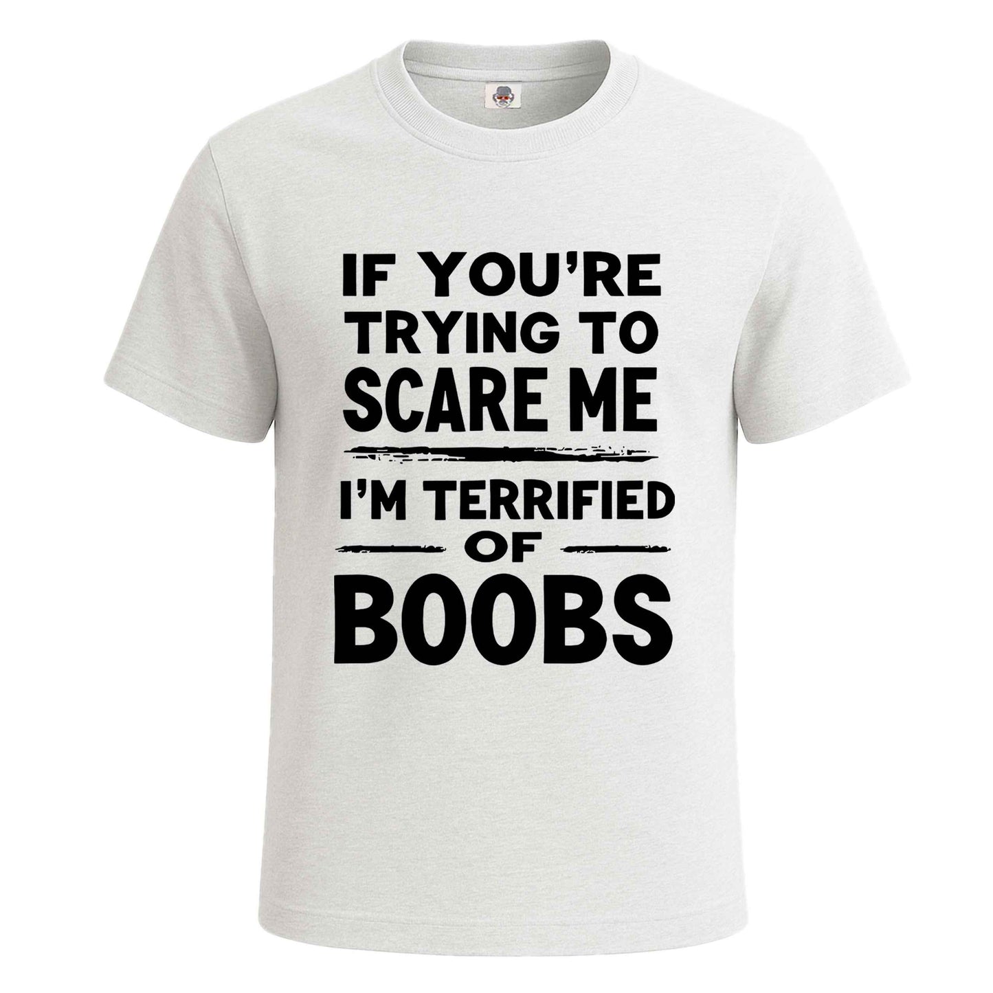 IF YOU'RE TRYING | T-Shirt For Men's WHITE T-SHIRT IF YOU'RE TRYING | T-Shirt For Men's