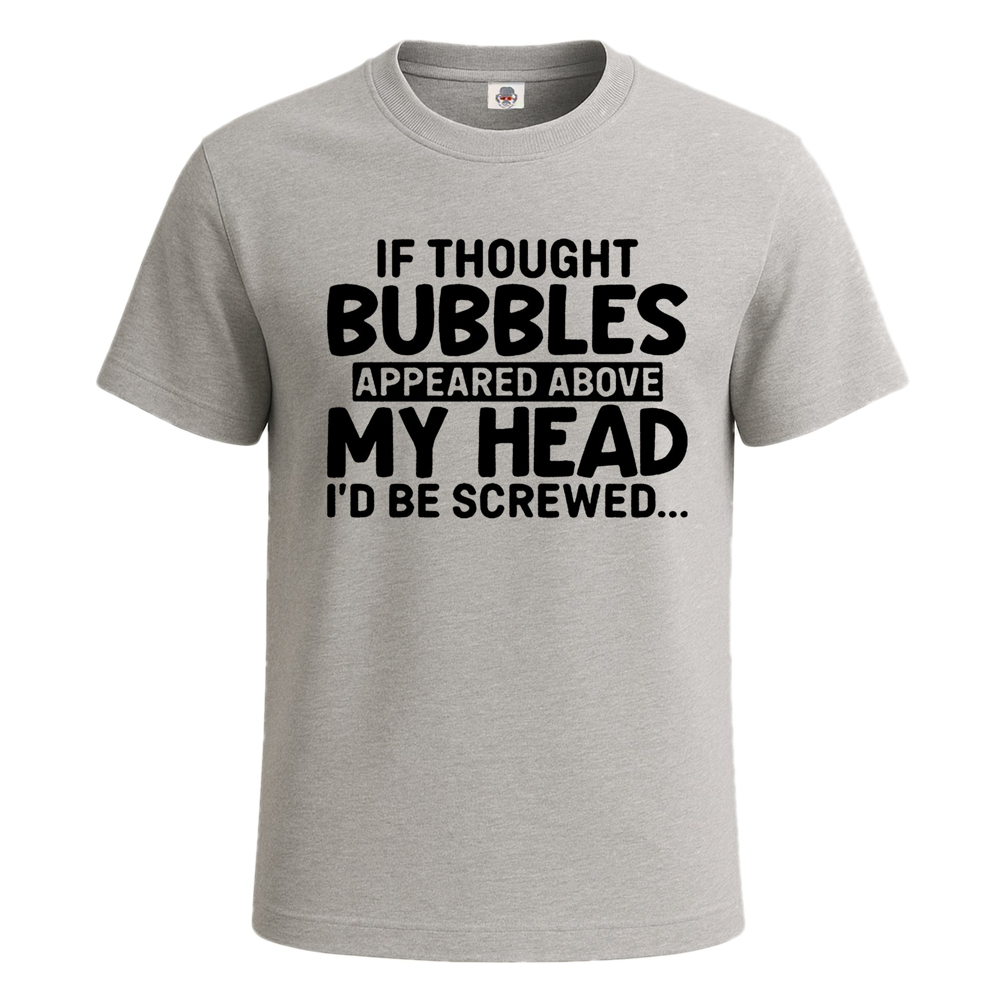 If Thought Bubbles | T-Shirt For Men's SPORT GREY T-SHIRT If Thought Bubbles | T-Shirt For Men's